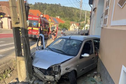 Accident grav la Apoldu de Sus cu raniti