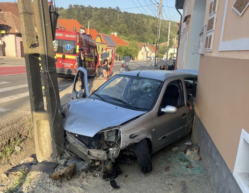 Accident grav la Apoldu de Sus cu raniti