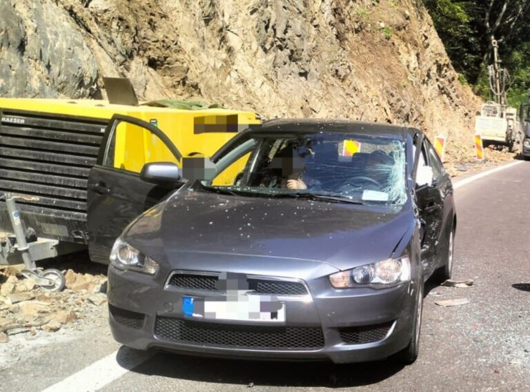 Accident pe Valea Oltului Calimanesti o persoana ranita