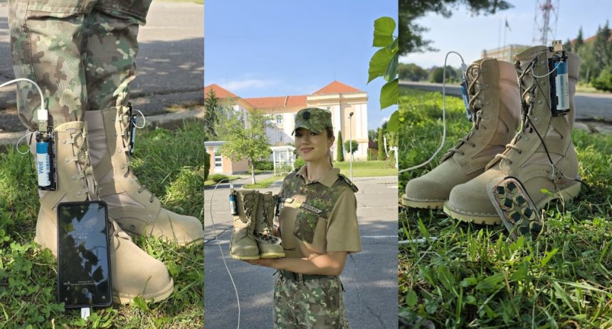 Bocancii minune care incarca telefoanele soldatilor