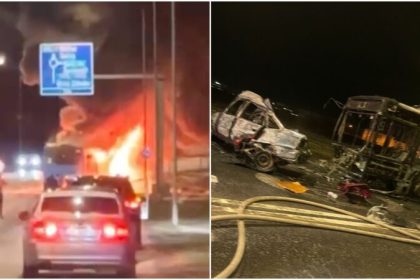 Ce despagubiri obtine Primaria pentru autobuzul ars