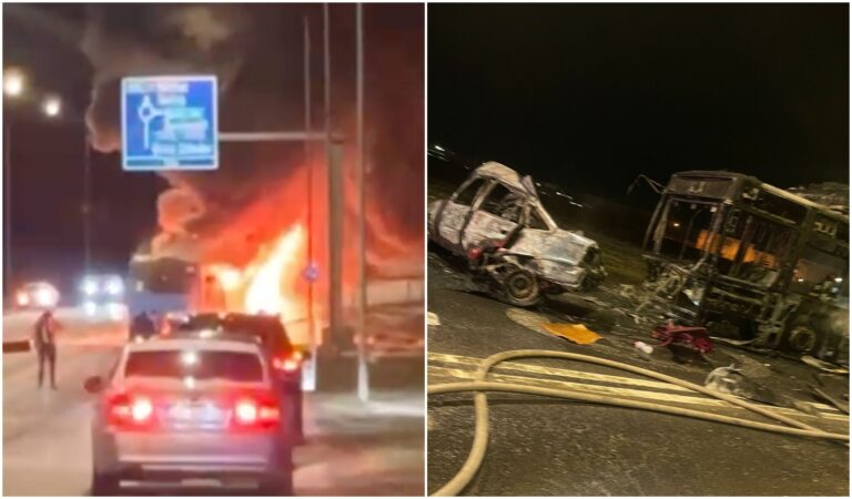 Ce despagubiri obtine Primaria pentru autobuzul ars