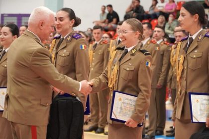 Ceremonie emotionanta la AFT Sibiu un student a lesinat