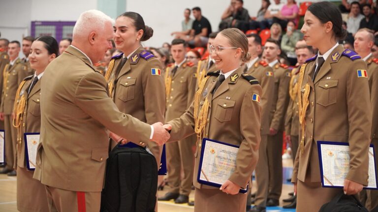 Ceremonie emotionanta la AFT Sibiu un student a lesinat