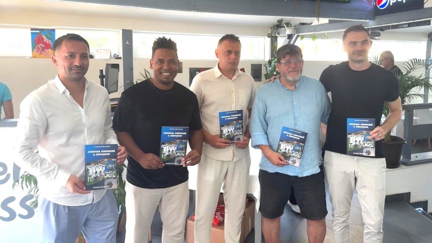 Eric de Oliveira cu ochii in lacrimi la lansarea unei carti despre Gaz Metan Medias