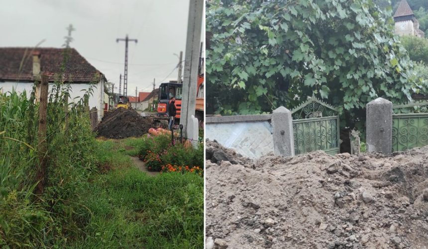 Gospodaria izolata de santiuri in Copsa Mare Autoritatile afirma ca problema a fost rezolvat