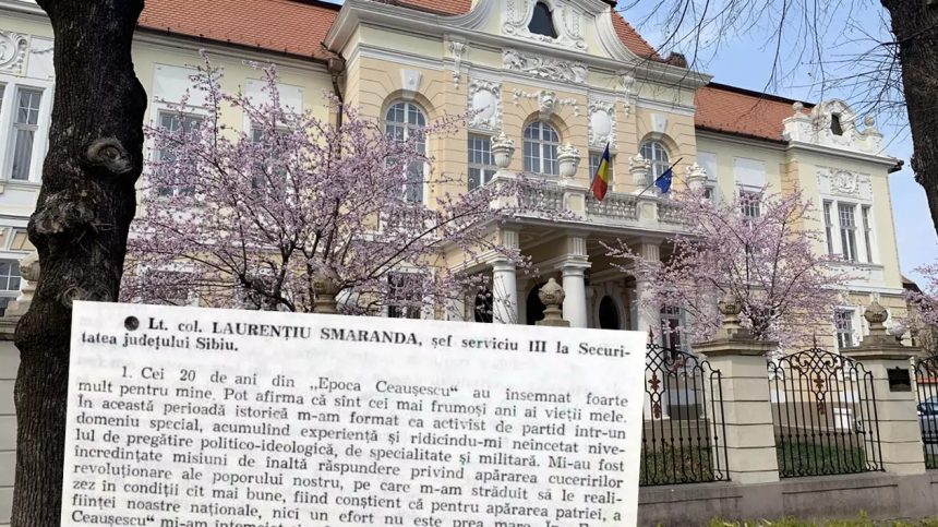 L a slabit pe Ceausescu si a spionat sibieni Laurentiu Smaranda demascat