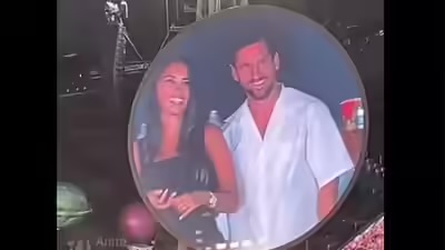 Messi si sotia sa suprinsi la concertul Coldplay