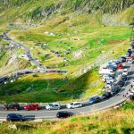 Trafic ingreunat pe Transfagarasan langa Balea Lac