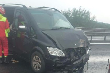 Trafic ungreunat pe A1 spre Sibiu din cauza unui accident