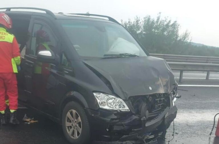 Trafic ungreunat pe A1 spre Sibiu din cauza unui accident