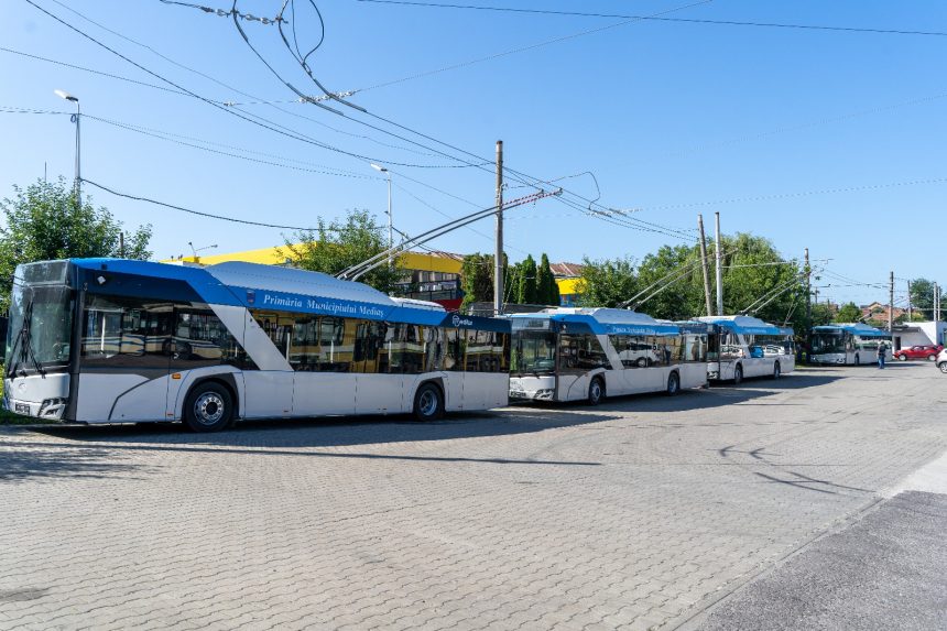 5 autobuze noi au ajuns la Medias