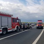 Accident mortal pe autostrada Sibiu Deva pieton lovit