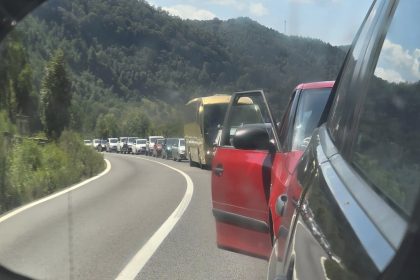 Accident pe Valea Oltului trafic ingreunat spre Sibiu
