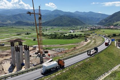 Autostrada A1 Sibiu Pitesti Viaduct Boita Stadiul lucrarilor