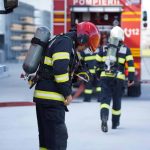 Clipe de groaza pe Vasile Aaron masina in flacari