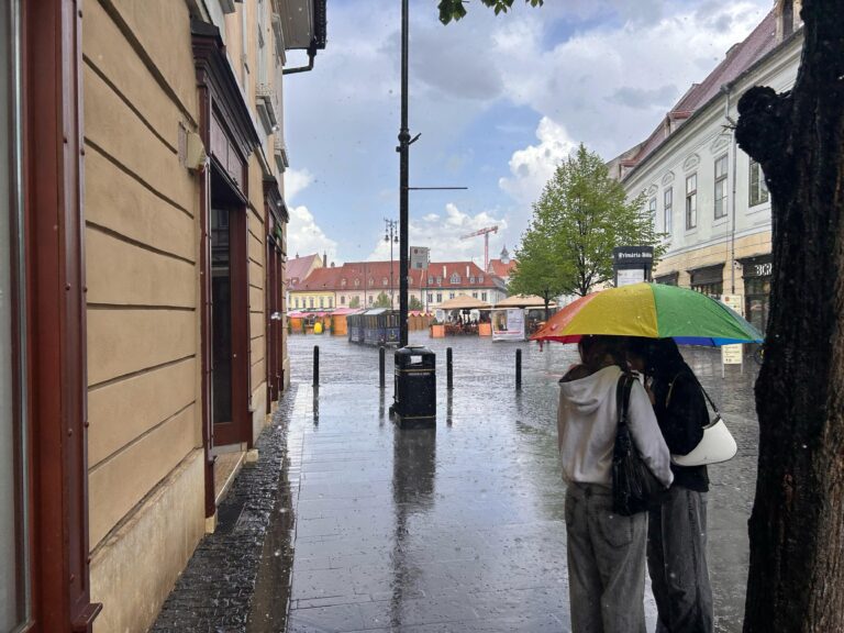 Cod galben de vant puternic si ploi in Sibiu
