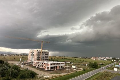 Cod portocaliu de ploi si vijelii in judetul Sibiu