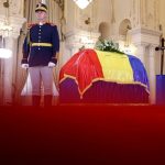 Funeraliile de Stat sicriul lui Ion Iliescu la Ghencea