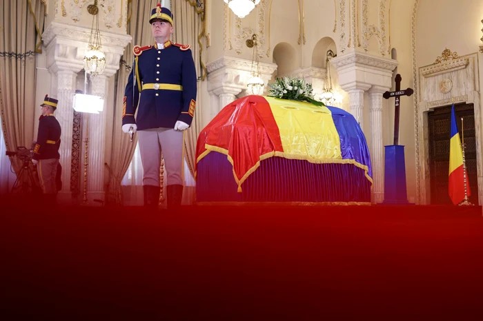 Funeraliile de Stat sicriul lui Ion Iliescu la Ghencea