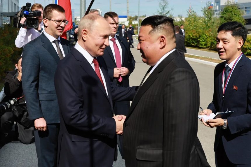 Kim Jong Un si Vladimir Putin se intalnesc la Beijing
