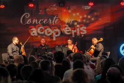 Muzica la inaltime Concert pe Acoperis cu Cvartetul Avantgarde
