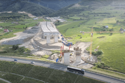 Noi imagini cu tronsonul spectaculos Sibiu Pitesti