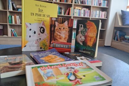 Pisici carti si liniste Biblioteca ASTRA a sarbatrit Ziua Pisicilor