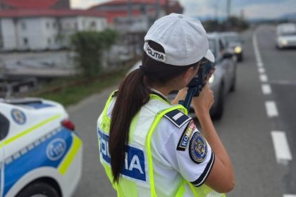 Politistii din Sibiu vaneaza vitezomanii 200 amenzi
