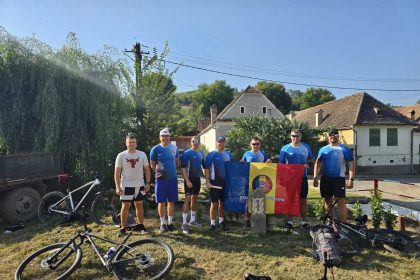 Pompierii sibieni au purtat Stafeta Prieteniei pe Via Transilvanica