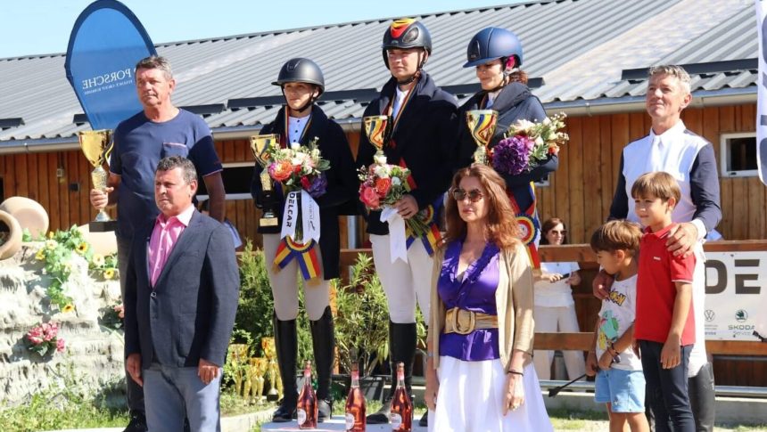 Sibienii pe cai mari CSM titlu national la echitatie