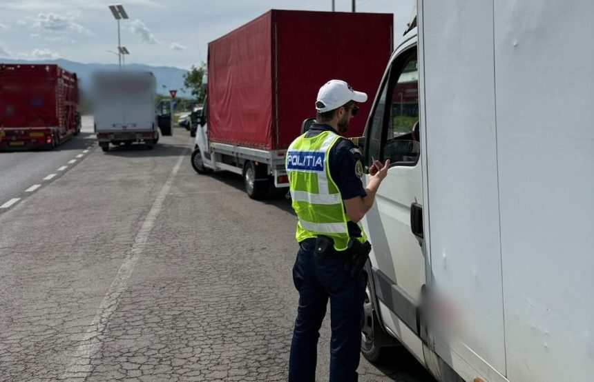 A pus numere false pe duba si a intalnit politia