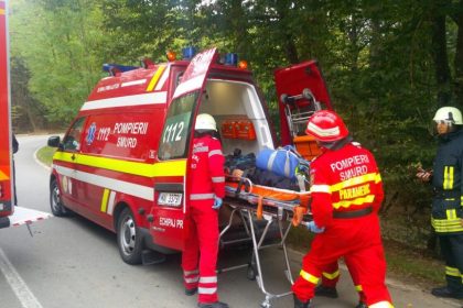 Accident grav la iesirea din Sibiu trei vehicule implicate