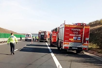 Accident grav pe autostrada la Boita victime incarcerate