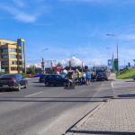 Accident la iesirea din Sibiu spre Selimbar