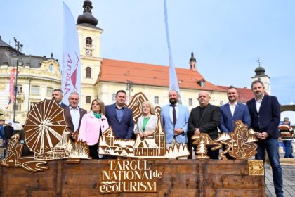 Atmosfera de sarbatore in Sibiu Targul de Ecoturism