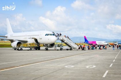 Boom aviatic la Sibiu record de pasageri la aeroport