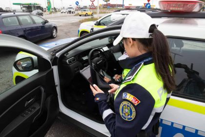 Capturile polististilor sibieni soferi beti si fara permis