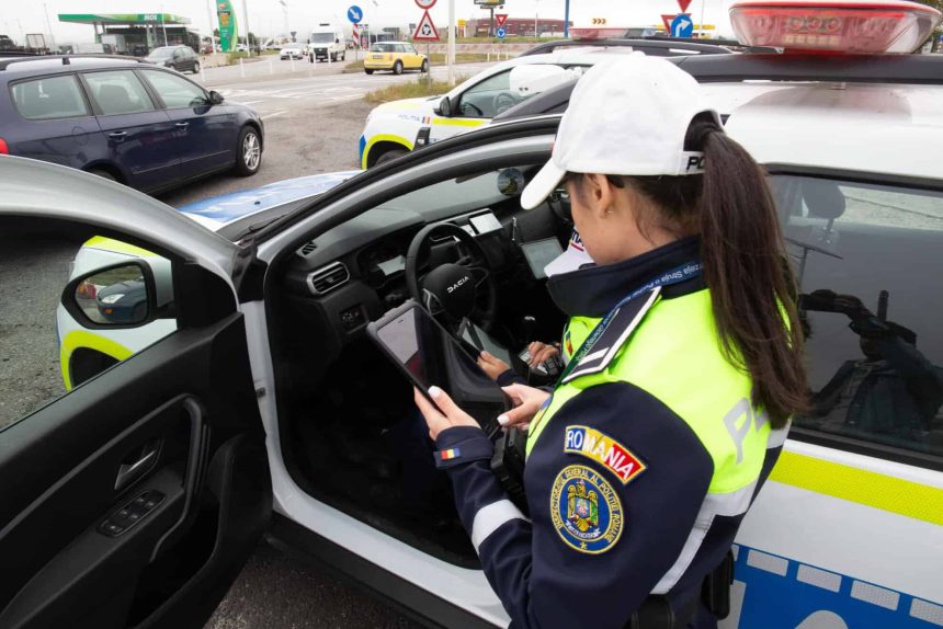 Capturile polististilor sibieni soferi beti si fara permis