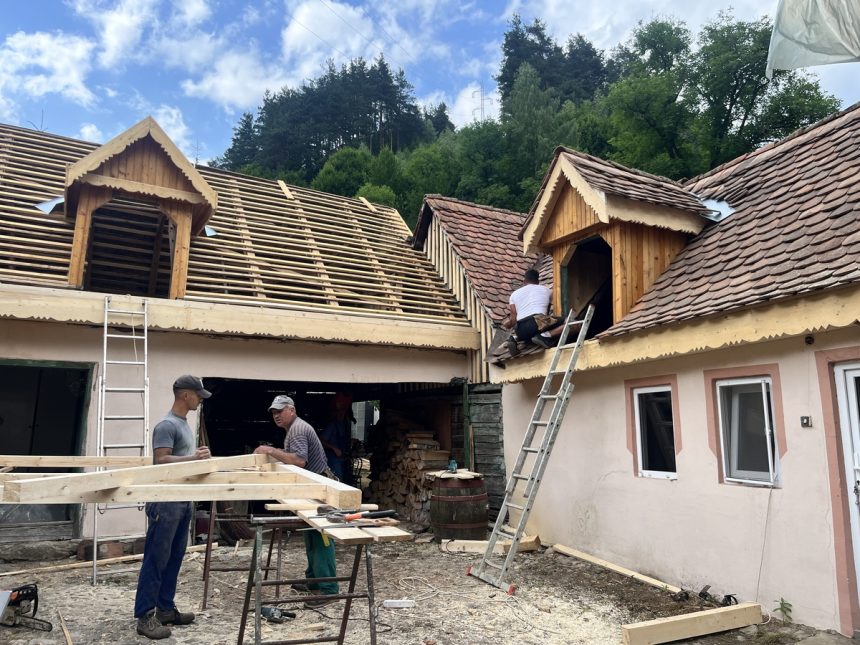 Casele traditionale din Rau Sadului prin viata si culoare