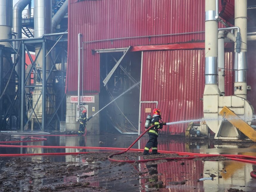 Causa incendiului de la fabrica Kronospan din Sebes
