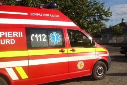 Clipe dramatice in Sadu Copil accidentat pe bicicleta