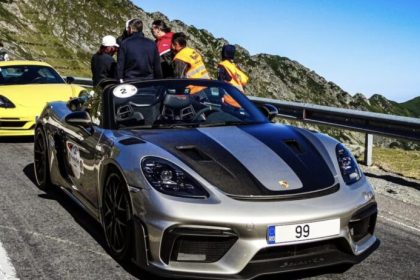 David Popovici pe Transfagarasan cu Porsche de 150000 euro