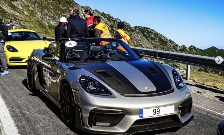 David Popovici pe Transfagarasan cu Porsche de 150000 euro