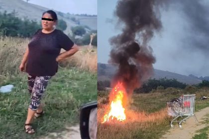 Fenomen periculos langa Sibiu poluare din arderi ilegale