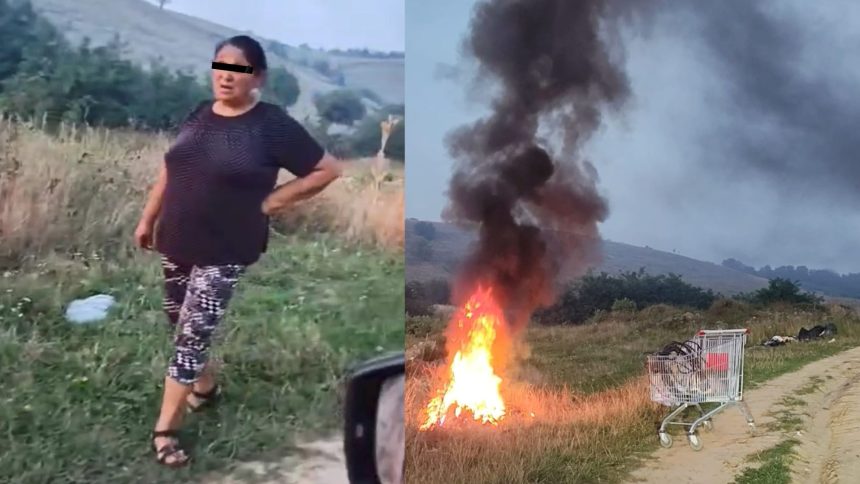 Fenomen periculos langa Sibiu poluare din arderi ilegale