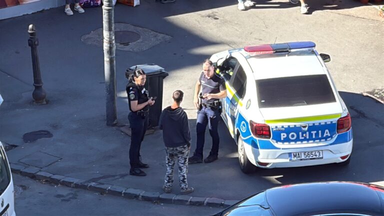 Galceava la Piata Cibin politia a intervenit