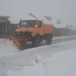 Iarna pe Transfagarasan cu zapada abundenta video