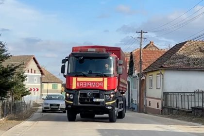 Incendiu devastator la o gospodarite in Sebesul de Jos