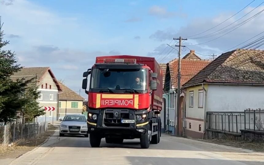 Incendiu devastator la o gospodarite in Sebesul de Jos